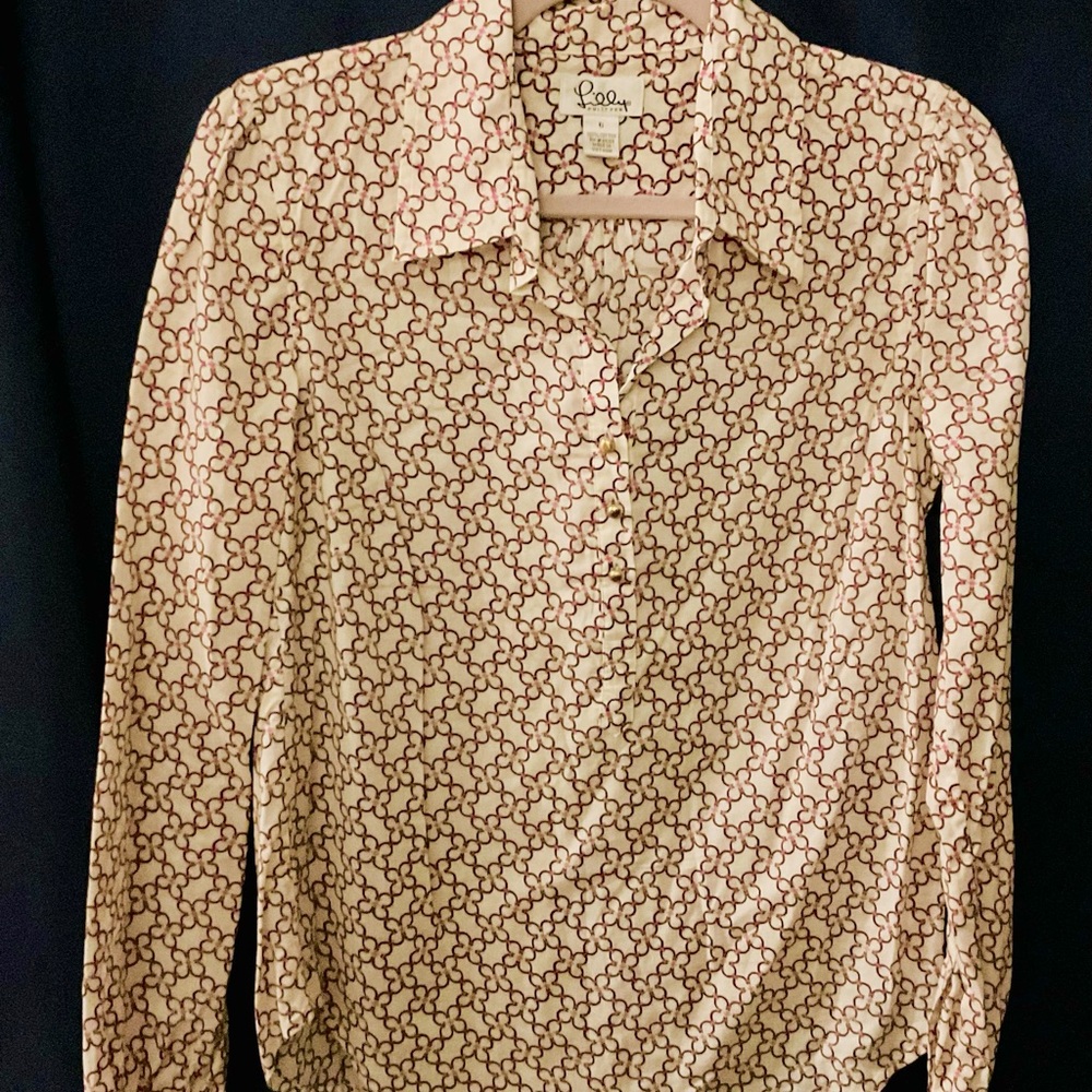 Lily Pulitzer lightweight dress Shirt